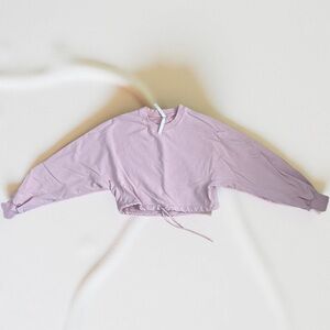 Babaton Cropped Pink Sweatshirt